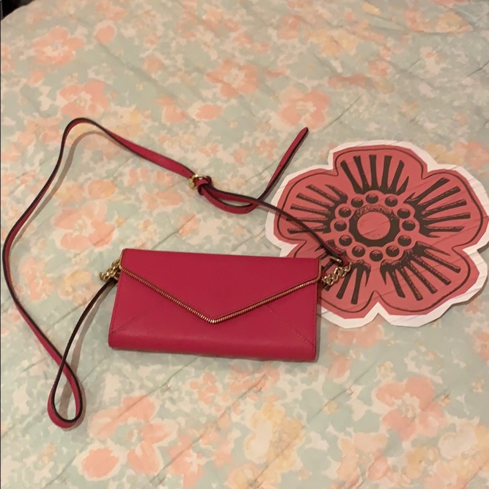 Rebecca Minkoff Cleo Envelope Wallet on Chain